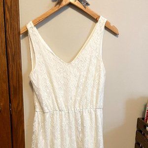 White Lace Cocktail Dress